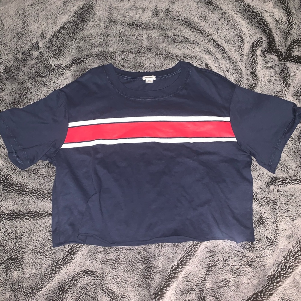 Garage cropped tee